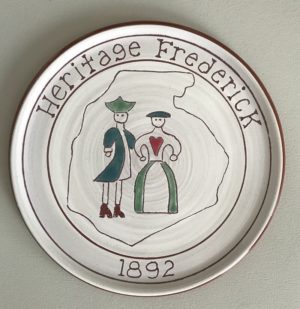 Frederick Heritage Plate with German couple