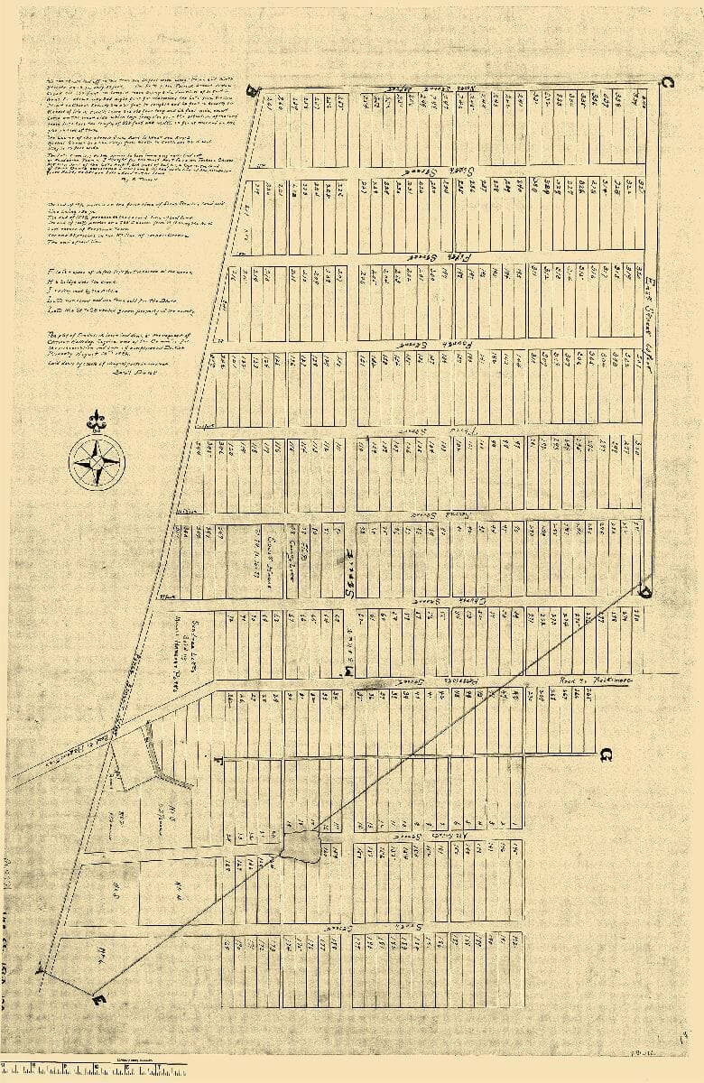 Plat of Frederick-Town
